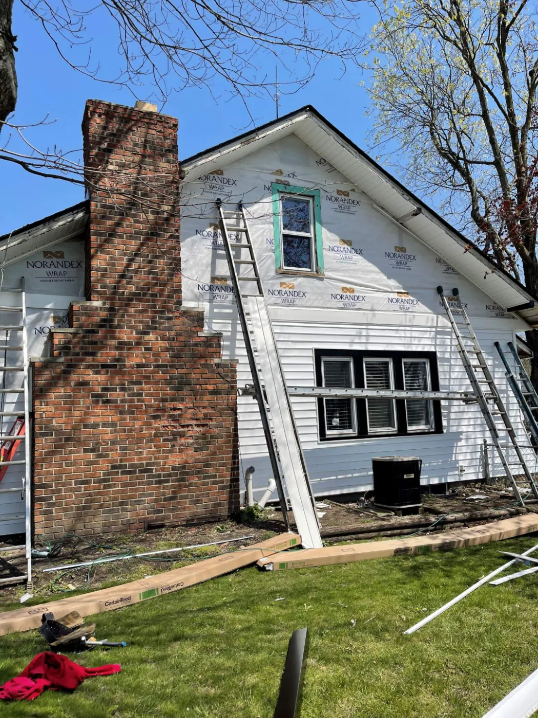 Vinyl siding replacement completed in Hazel Dell